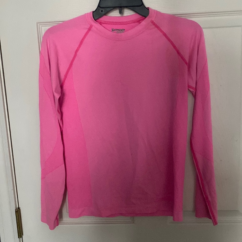 Pink, spyder, long sleeve
